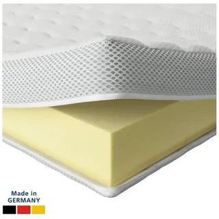AM Qualitätsmatratzen Viscotopper 100/200 cm 6 cm Höhe Weiß