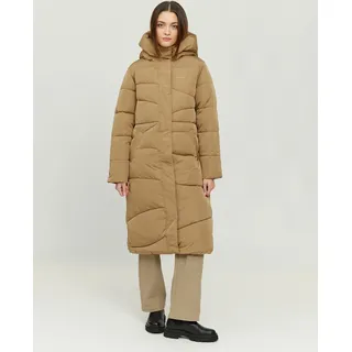 Mazine Lang-mantel parka stepp-mantel Wanda Coat clay XL (Damen) - Braun