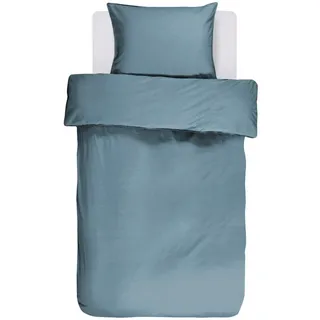 Essenza Bettwäsche »Guy, Baumwoll-Renforcé« 2 Stk. tlg. Vintage-Waschung, blau
