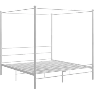 vidaXL Himmelbett Weiß Metall 200x200 cm - Weiß