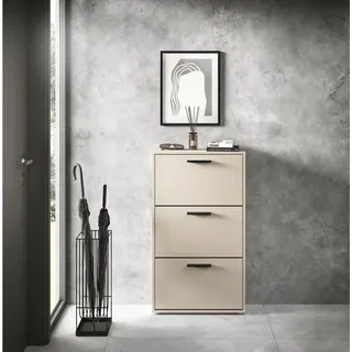HBZ Sam Schuhkipper 59 x 103 x 17 cm beige / beige matt