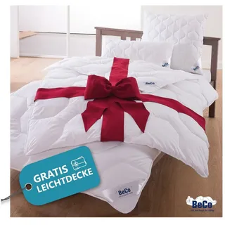 Beco BeCoBeCo 2 für 1 Microfaser Bettdecke mit GRATIS Sommerbettdecke in der bestellten Größe135 x 200 cmwarm