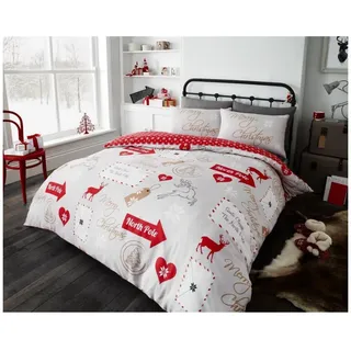 GC GAVENO CAVAILIA Bedrucktes Luxuriöser Bettbezug mit Tierdruck, atmungsaktive Federn, Quilt-Set, weiche Einhorn-Bettwäsche, Polycotton, Natur, Doppelbett