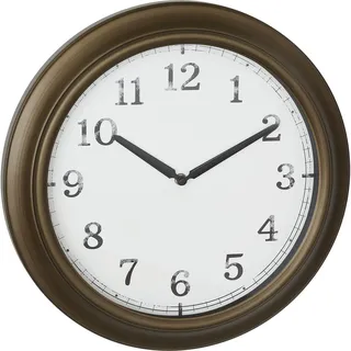 TFA Analoge Wanduhr 38,7 cm 60.3066.53 Messing