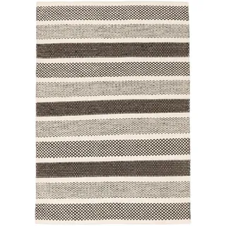 Pergamon Rana Wollteppich 120 x 180 cm Braun/Weiß