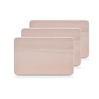 Zeller Frühstücksbrettchen Set Buche, 3-teilig, Servierbrett aus hochwertigem Buchenholz gefertigt, 1 Set