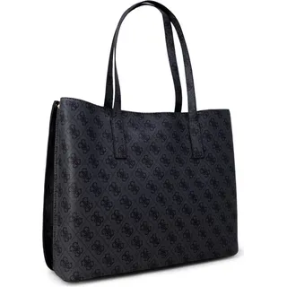 GUESS Shopper Meridian Girlfriend Tote Logo Grau Damen