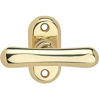 Marchesi Fenstergriff ELEGANT sichtbar geschraubt, 7x35, Messing poliert