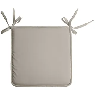Stof Nelson Sitzkissen 38 x 38 cm Beige/Weiß