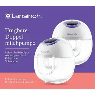 Lansinoh Handmilchpumpe Tragbare Doppel