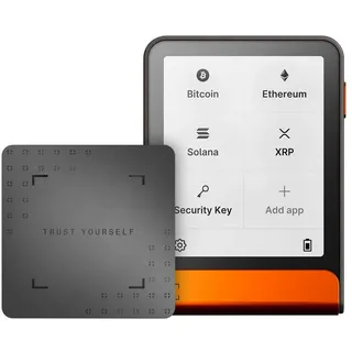 Ledger Flex Orange Crypto Hardware Wallet with Recovery Key