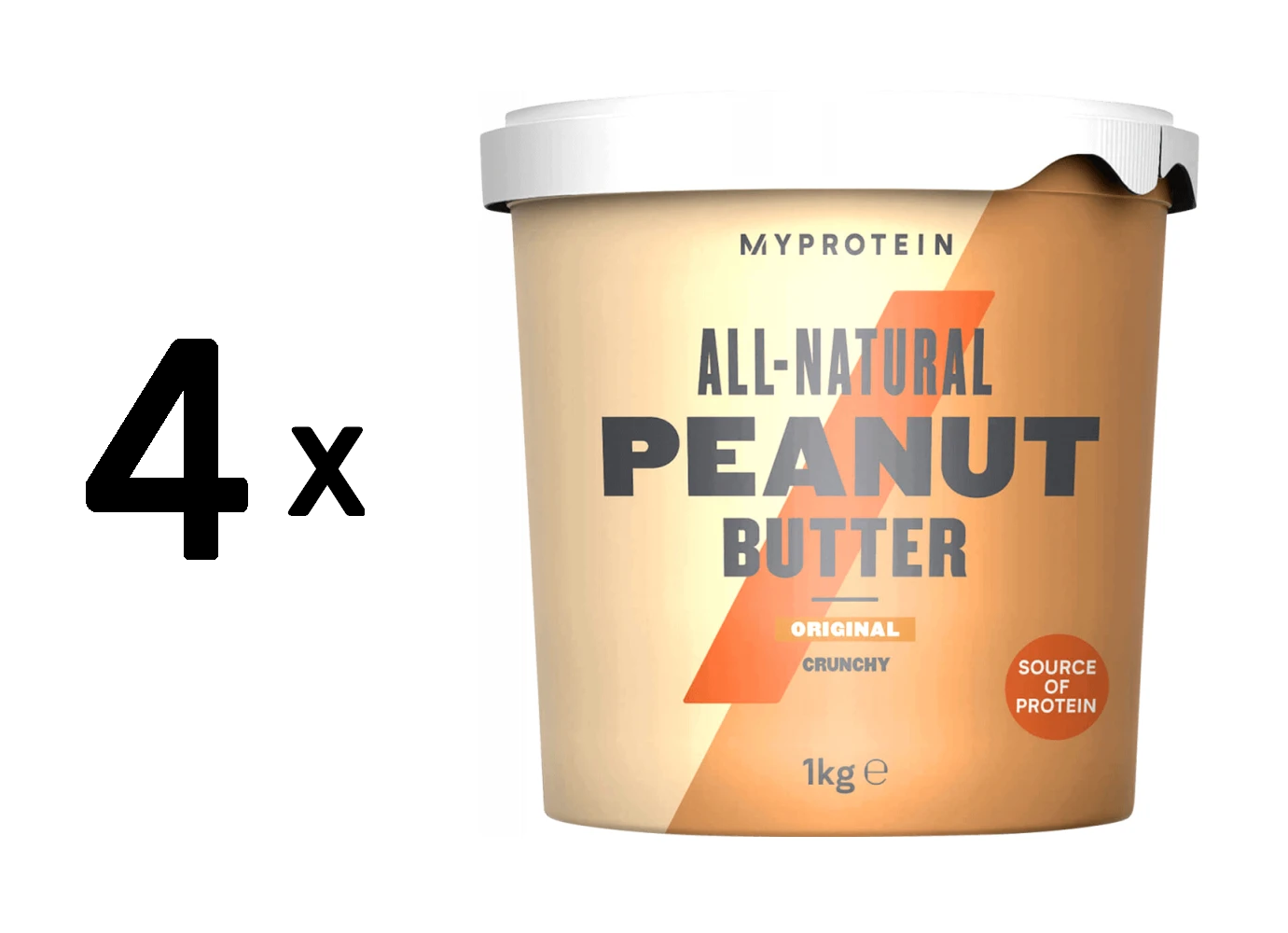 Bild von Natural Peanut Butter, 1000 g, Crunchy