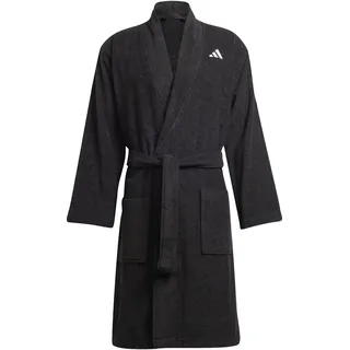 adidas Unisex BATHROBE, Black, XS