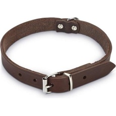 Beeztees BZ LEDERHALSBAND BRAUN 52X20 (Hund, Allgemein), Halsband + Leine