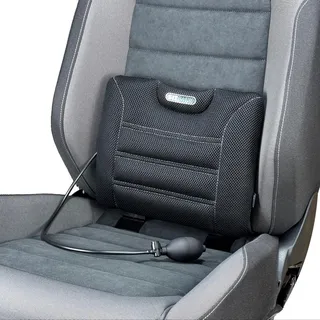 Sitback Air Universales Rückenstützkissen, aufblasbar, für Autositze, Bürostühle, Sofa, (Stoff Black Air)