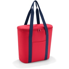 reisenthel thermoshopper twist ocean Kühltasche für den Einkauf oder das Picknick mit 2 Trageriemen Aus wasserabweisendem Material, Farbe:rot