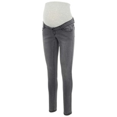 MAMALICIOUS Damen Mllola Slim Grey Jeans A. Noos Hose, Grey Denim, 29W 32L EU