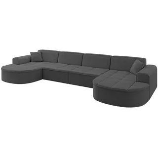 altdecor Eckcouch 3-Sitzer Grau