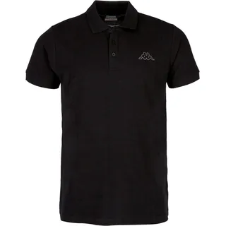 KAPPA MEN POLO SHIRT REGULAR FIT Herren Poloshirt - Schwarz