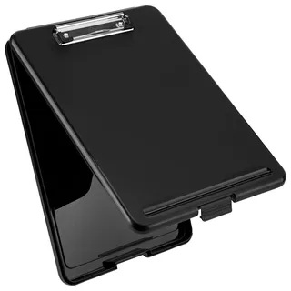 Laufer Läufer 55800 Klemmbrett mit Aufbewahrungsfach, schwarz