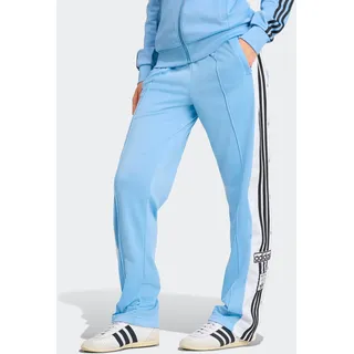 Sporthose ADIDAS ORIGINALS "ADIBREAK", Damen, Gr. XXL, N-Gr, ashblu, schwarz n, gr, normal, gr., Obermaterial: 100% Polyester, Hosen Sporthose, lockerer Schnitt, mit Seitentaschen, aus weichem Trikotmaterial