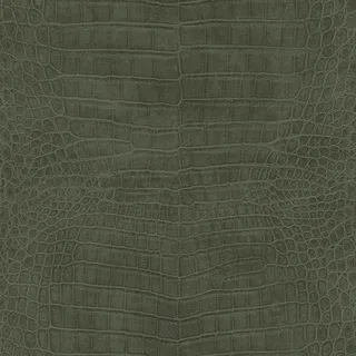 Rasch Textil Rasch Tapete 751352 - Vliestapete mit Krokodil Lederoptik in Grün aus der Kollektion African Queen III