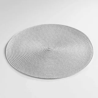 décor line Zebulon Tischset, Kunststoff, Kunststoff, grau, 35 x 35 cm