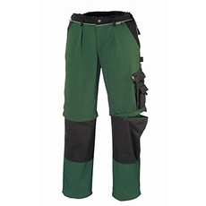 Bild von 2-in-1 Arbeitsbundhose Canvas Cordura, verstärkt grün 30,