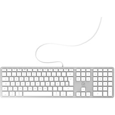 Bild von ML311142 USB Tastatur Deutsch, QWERTZ, Mac Silber