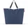 Shopper XL Ferringbone Dunkelblau, Dunkelblau, Talla única, Lässig