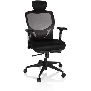 HJH Office Venus Base Stoff Grau/Schwarz