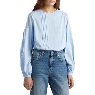 United Colors of Benetton Damen Bluse 59wcdq07a Hemd, Hellblau 2k3, Medium