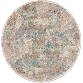 Dieter Knoll Vintage-Teppich , Multicolor , Textil , rund , Care & Fair , für Fußbodenheizung geeignet, in verschiedenen Größen erhältlich , Teppiche und Böden, Teppiche, Vintageteppiche