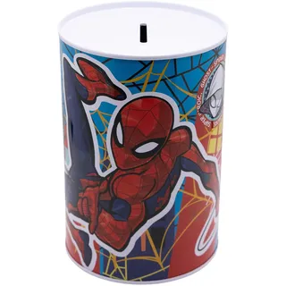 Stor Spardose für Kinder aus Metall Spiderman