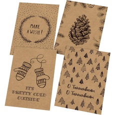 Sigel, Grusskarte + Briefpapier, Natural Christmas (1 Stk.)