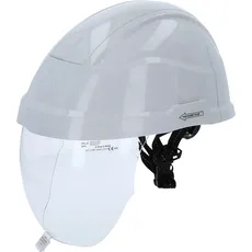 Bild von Arbeits-Schutzhelm mit Gesichtsschutz, weiss 117.0118