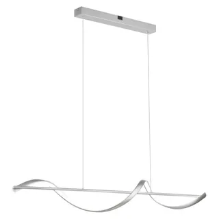 Paul Neuhaus Pendelleuchte Q-SWING LBH 121x18x120 cm grau Hängelampe - Silber
