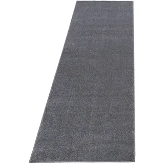 Novel Läufer , Hellgrau , Textil , Uni , rechteckig , 80x250 cm , Oeko-Tex® Standard 100 , für Fußbodenheizung geeignet, schmutzabweisend, für Hausstauballergiker geeignet, lichtunempfindlich, antistatisch, pflegeleicht, strapazierfähig, leicht zusammenrollbar , Teppiche und Böden, Teppiche, Teppichläufer, Läufer