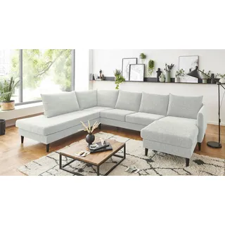 Atlantic Home Collection Wohnlandchaft mit Ecke Links und Longchair rechts