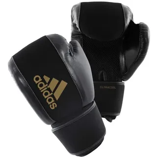 adidas Unisex Boksehandsker vaskbare Boxhandschuhe Waschbar, schwarz/ gold, S/M EU