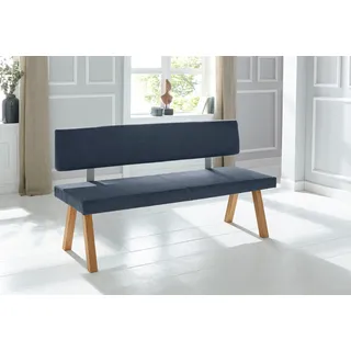 OTTO home Sitzbank Mobilar Rio Grau/Blau 160 x 89 x 53 cm