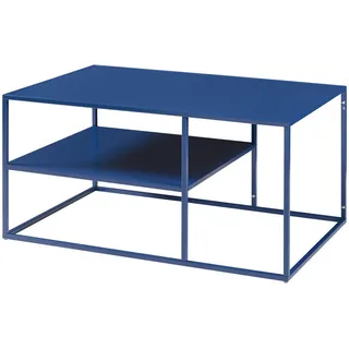 [en.casa] Couchtisch Solund 90x60x45 cm Dunkelblau
