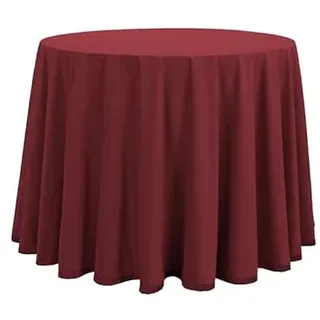Martina Home Tischrock aus Samt, 90 x 90 cm, quadratisch, Bordeaux