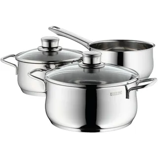 WMF Kochgeschirr-Set 3-teilig Diadem Plus, 730299990 - Silber