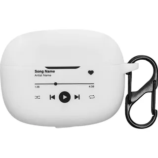 kwmobile Hülle kompatibel mit JBL Wave 200TWS Hülle - Silikon Kopfhörer Schutzhülle Case Cover Schwarz