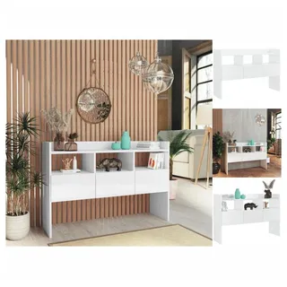 vidaXL Sideboard Hochglanz-Weiß 105x30x70 cm Holzwerkstoff