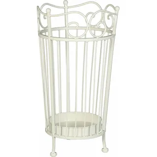 Ambiente Haus Schirmständer 25 x 25 x 46 cm weiß