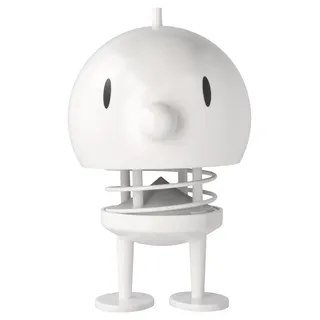 Hoptimist Speaker, Bluetooth Lautsprecher Design, Kabellos, Musikbox Erwachsene, 15 x 15 x 23 cm, X-Large, Soft Weiß