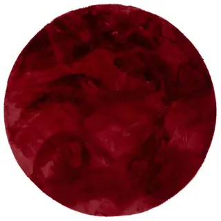 Pergamon Fellteppich 160 x 160 cm Rot