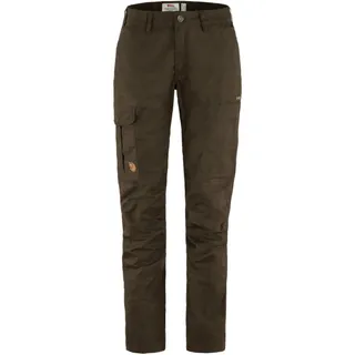Fjällräven Karla Pro Curved Hosen Oliv-Dunkelgrün 42